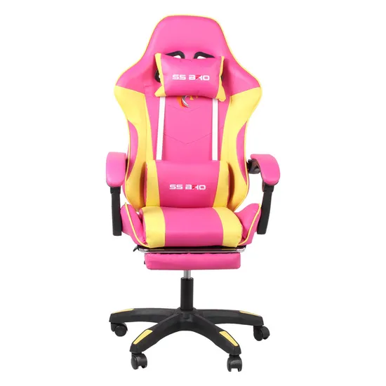 Sedia da corsa ergonomica girevole in pelle per computer da gioco economica
