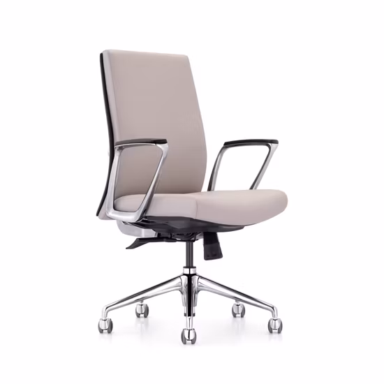 Sedie direzionali da ufficio per computer in pelle anilina ergonomiche di lusso di alta qualità all'ingrosso Zode